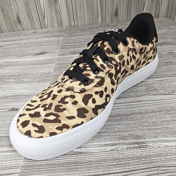 Adidas x FARM Rio Vulcraid3R Beige Leopard Skate Shoe GW9185-Women's Size 6.5NEW - Picture 8 of 14